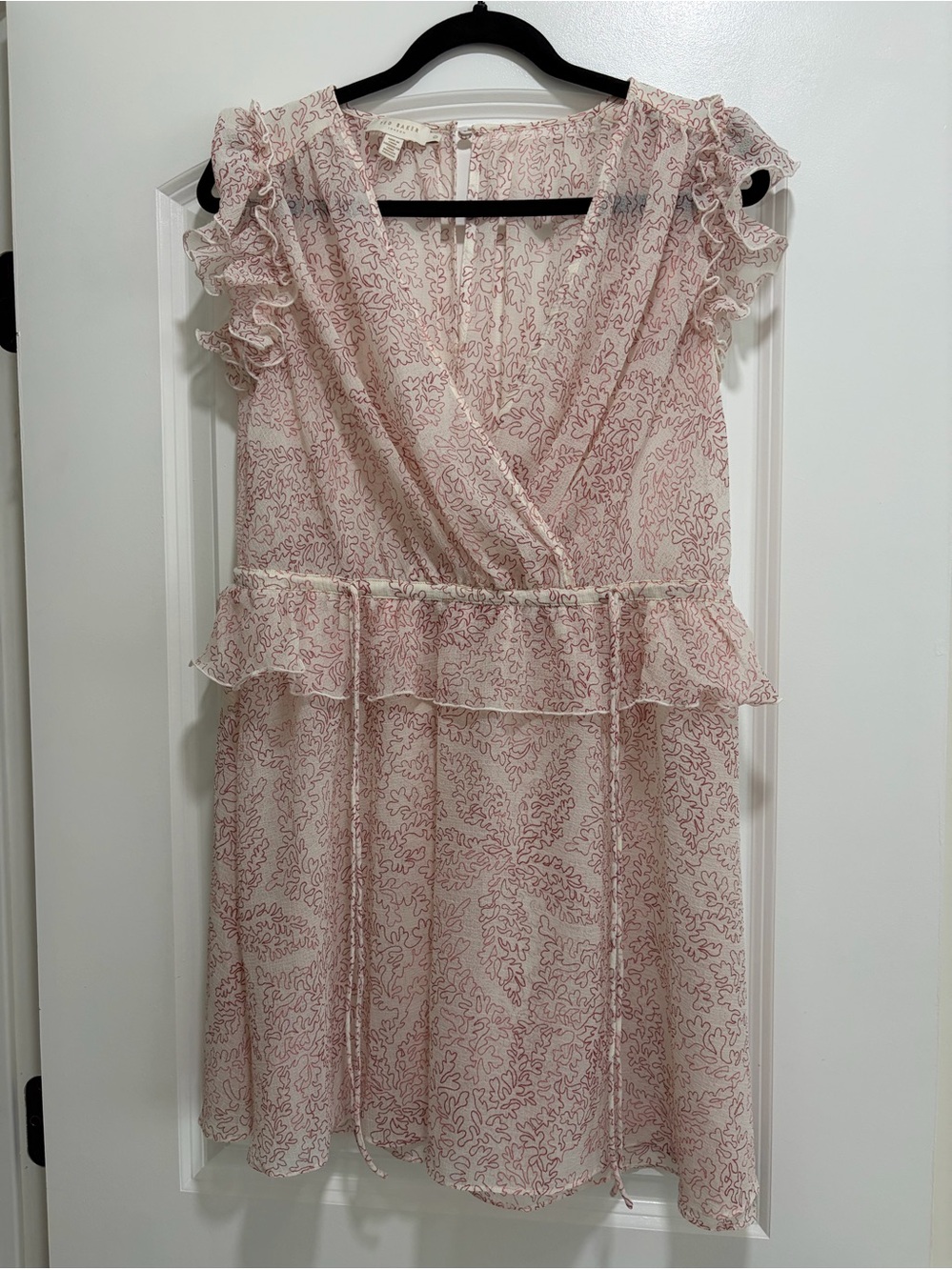 Ted Baker Evelyna Georgette Mini Dress.
